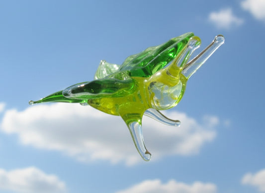 Stain Glass Butterfly Figurine/Chacki