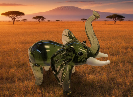 Stain Glass Elephant Figurine/Chachki