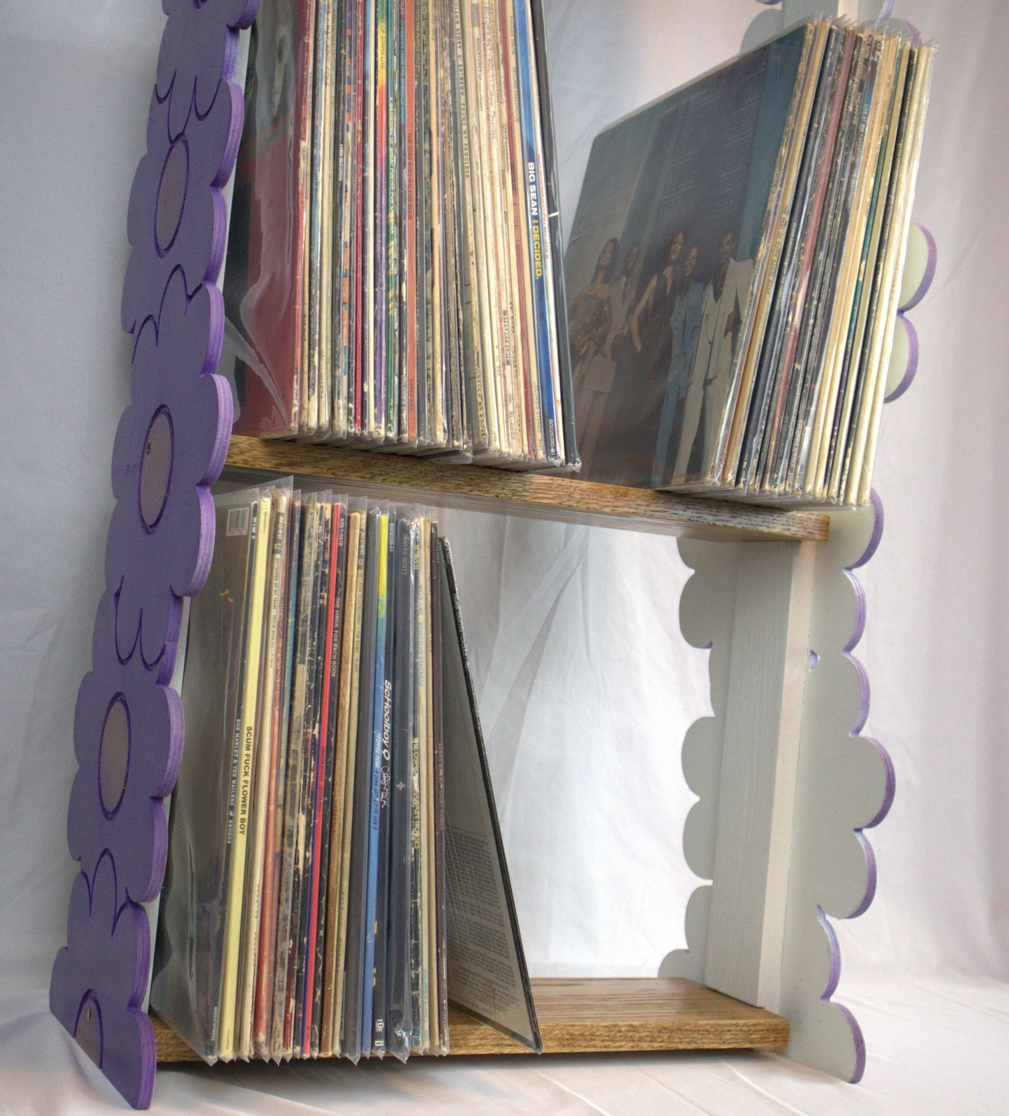 Flower Vinyl Record/Player Shelf