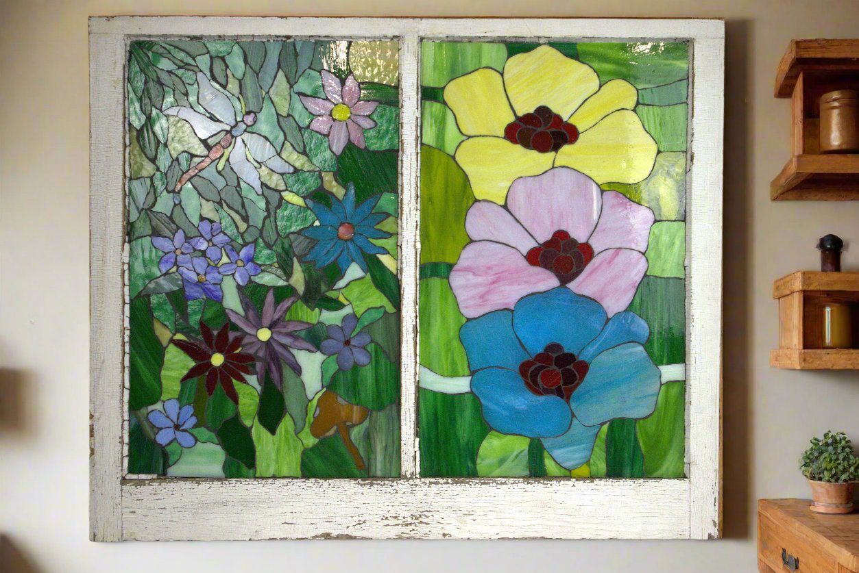 Vintage Window - Stain Glass Art